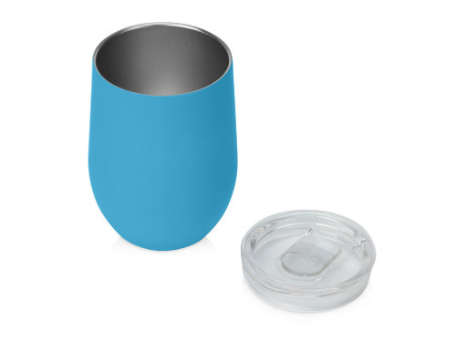 Термокружка Sense Gum soft-touch, 370мл, голубой