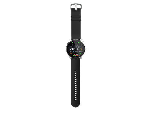 Умные часы HIPER IoT Watch GT, черный/ голубой