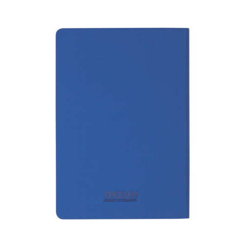 Ежедневник недатированный "Болонья", гибкая обложка с тиснением, покрытие soft touch, формат А5, синий