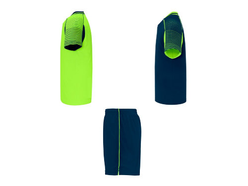 Спортивный костюм Juve, неоновый зеленый/нэйви