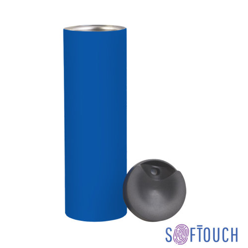 Термостакан "Брайтон" 500 мл, покрытие soft touch, синий