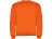 Свитшот с начесом Clasica унисекс, оранжевый
