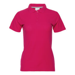 Рубашка поло женская STAN хлопок/полиэстер 185, 04WL, ярко-розовый