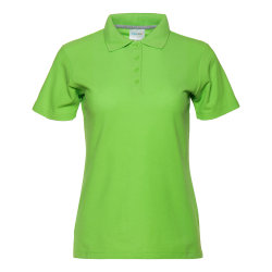 Рубашка поло женская STAN хлопок/полиэстер 185, 04WL, ярко-зелёный