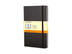 Записная книжка Moleskine Classic (в линейку) в твердой обложке, Pocket (9x14см), черный