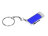 Флешка прямоугольной формы, выдвижной механизм с мини чипом, 8 Гб, темно-синий/серебристый