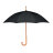 Зонт трость из эпонжа 23,5 дюйм (черный)
