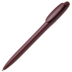 Ручка шариковая, пластиковая, бордовая