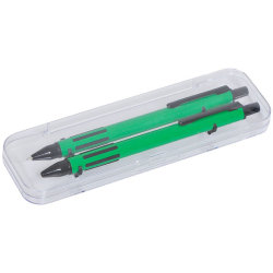 Набор: ручка и карандаш, зеленый/черный
