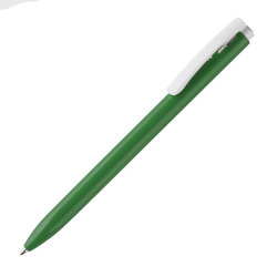 Ручка шариковая ELLE, пластик, темно-зеленый/белый