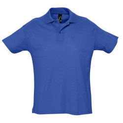 Рубашка-поло, 170г/м2, синяя