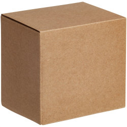 Коробка для кружки 11,2х9,9х11,7см коричневая