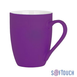 Кружка 350мл покрытие soft touch, фиолетовый