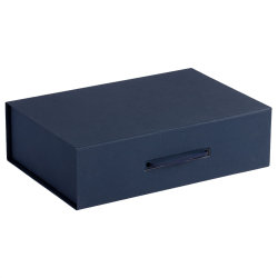 Коробка подарочная 35х24х10см темно-синий