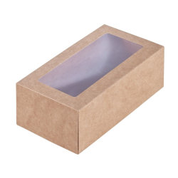 Коробка с окном 15х7,8х5,5см картон