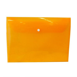 Папка-конверт на кнопке, оранжевый