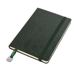 Ежедневник недатированный BOOMER, А5 темно-зеленый, близкий к пантону 5605 С