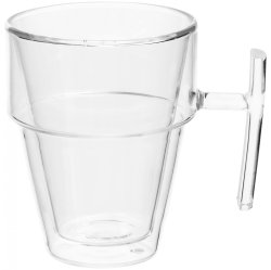 Чашка с двойными стенками, 200 мл, диаметр 8 см, высота 10,2см