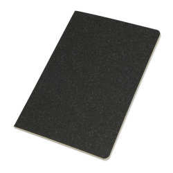 Блокнот А5 из переработанного картона, 60 страниц, 14 х 21 х 0,3 см,  черный