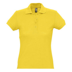 Рубашка-поло женская, 170г/м2, желтая