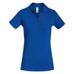 Рубашка поло женская 180 г/м2 ярко-синяя
