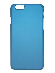 Чехол для iPhone 6 / 6S пластиковый прорезиненный, голубой