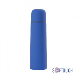 Термос 500мл нержавеющая сталь/soft touch, синий