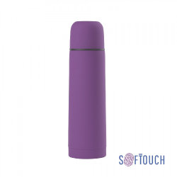 Термос 500мл нержавеющая сталь/soft touch, фиолетовый