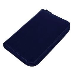 Ежедневник недатированный Chief , A5, на молнии, темно-синий, кремовый блок, подарочная коробка (темно-синий)