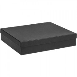 Коробка крышка-дно 25,5х20,3х5,3см переплетный картон черный