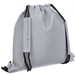 Рюкзак детский 30х30см из светоотражающей ткани, серый